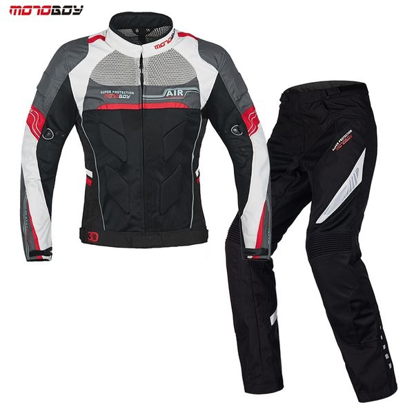 

new motoboy summer set motorcycle mesh suit ventilation and protective jacket and pant set motorsport jacket motor racing suit