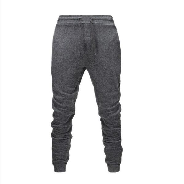 

joggers men summer autumn brand gyms swe2019atpants men's joggers trousers sporting clothing the bodybuilding pants, Black