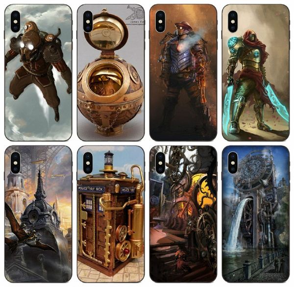 

tongtrade] the steampunk machine art case for iphone 11 pro x xs max xr 8s 7s 6s 5 se samsung j7 mini huawei nova 2 5 pro lg k50 1pcs case