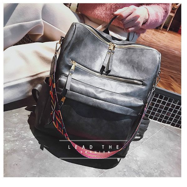 

2019 новый leisure крупнотоннажная рюкзак мужские простые крупнотоннажные сумки campus student