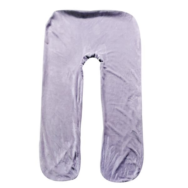 

u-shaped flannel material pregnancy body pillow pillowcase, 4 colors available