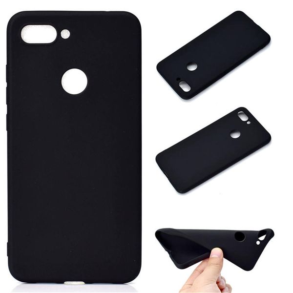 

tpu material solid color mobile phone case for xiaomi mi 8 lite