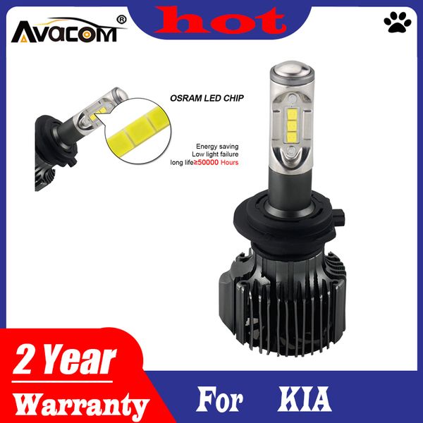 

avacom h4 led h7 h11 h8 hb4 h1 h3 hb3 v2 автомобиля фара лампы авто фара 6500k 72w 12000lm автомобиля стайлинг canbus светодиодная лампа 1 к