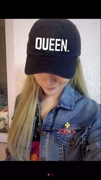 

fashion-queen king baseball cap for couples lovers solid distressed vintage cotton polo style baseball ball cap hat cotton new, Blue;gray