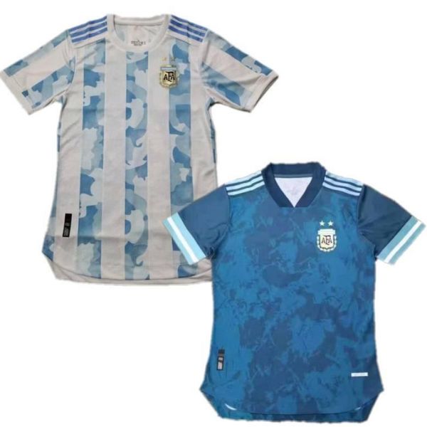 

argentina player version soccer jersey 20 21copa america #10 messi icardi soccer shirt mens #21 dybala kun aguero home away football uniform, Black;yellow