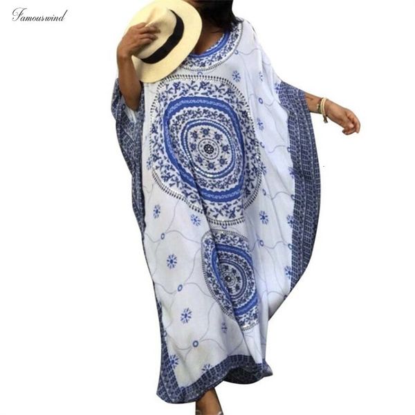 

женщины летний пляж платье лета хлопка печати кафтан платья макси 2019 этнический сыпучие vintage boho пляж длинное платье n393, Black;gray