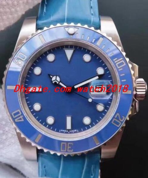 

40mm asia 2813 movement 116618 116619 116613 116610ln calendar ceramic bezel rubber strap watch mint condition automatic men, Slivery;brown