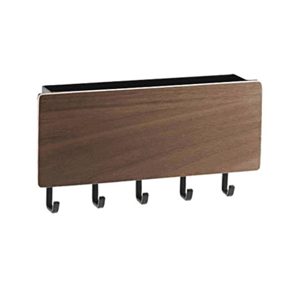 

hooks & rails wooden decorative wall shelf sundries storage box hanger organizer key rack home room door entrance debris holder