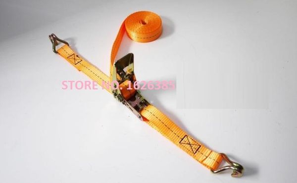 

25mm,1",800kgx1m--4m,double hook,ratchet tie down cargo lashing shipping package strap shipment belt load binder assembly sling