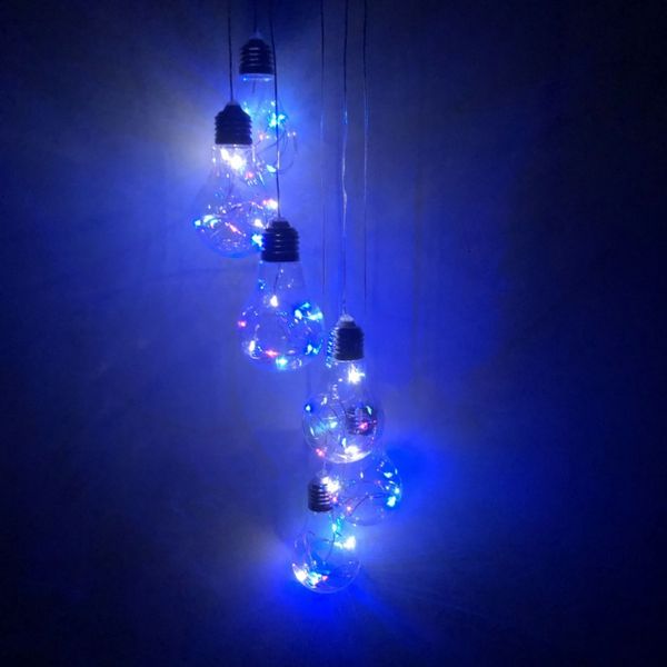 

led wind chime light solar powered changing spiral spinner windchime decoration windmill craft valentine's day gift