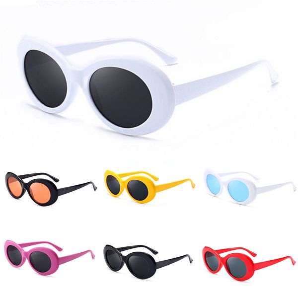 

ретро маленький овальный хип-хоп sunglasee женщины женский винтаж хип-хоп очки старинные леди путешествия пляж металлический каркас хип-хоп, White;black