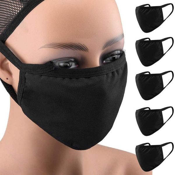 

5pcs faceshield outdoor faceshield face faceshields face-mask-washable face maskswashable and reusable maske mascarilla, Black