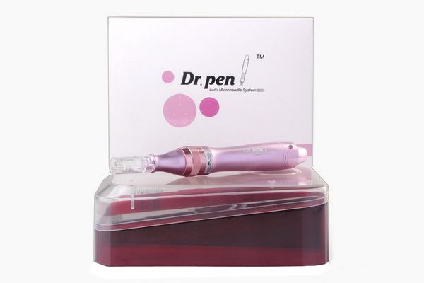 Derma Pen sem fio Derma Powerful Rolo Pen Microneedle Dermapen DermastampWith 27 PCS Dr.pen substituíveis Cartucho UE US UK Plug UA