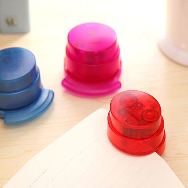 

1 pc practical staple stapler paper binding binder stapless stationery for our family to wh1143