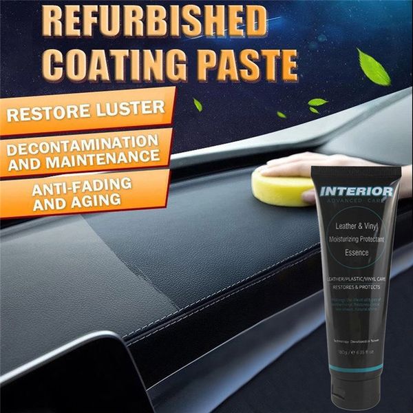 

carprie car interior coating polish leather renovated coating paste agent cleaner car dashboard anti-stain maintenance agent