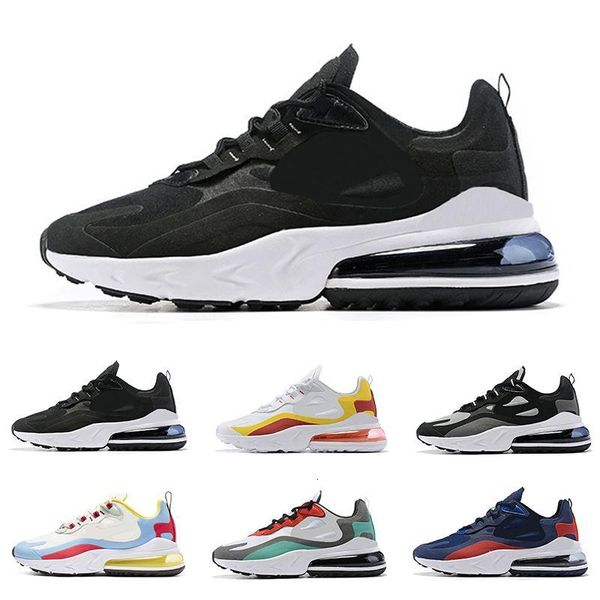 

new arrival react men running shoes triple black white grey fashion mens trainers breathable sports sneakers size 40-46