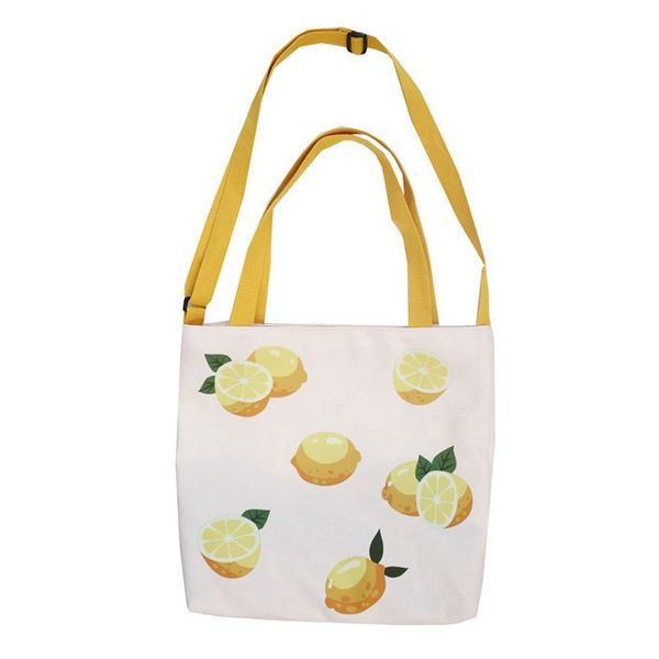 

fashion cute fruit printing women's canvas handbag messenger bag new female student bag shoulder