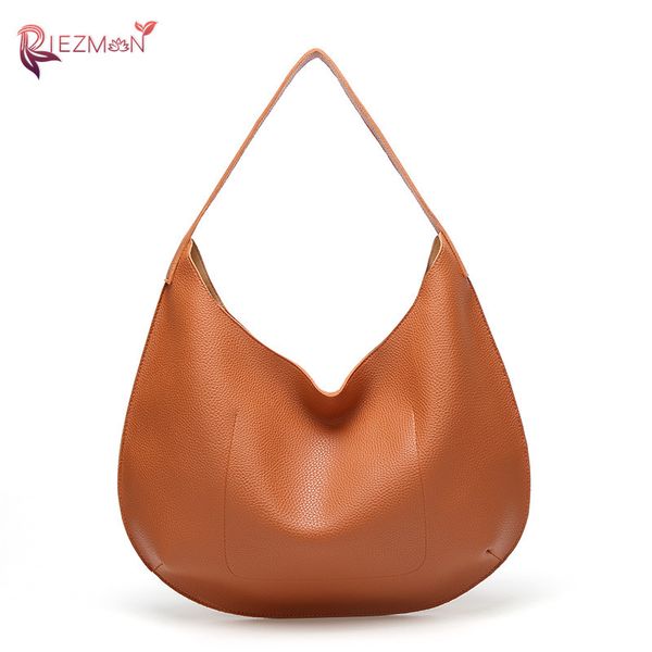 

riezman сумки для женщин 2020 новая женская сумочка мода искусственная кожа простой сумка большой емкости сумка женская рука