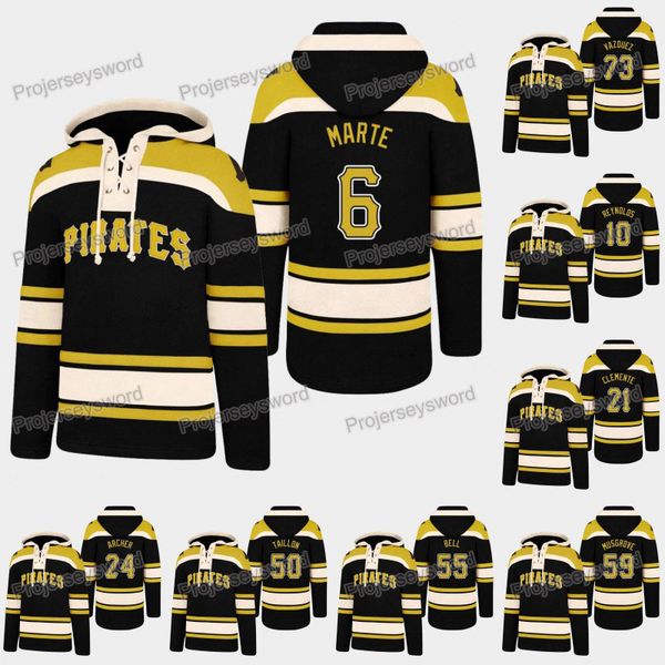 

Pittsburgh Starling Marte Pirates Superior Lacer Hoodie Bryan Reynolds Roberto Clemente Chris Archer Jameson Taillon Josh Bell Jerseys