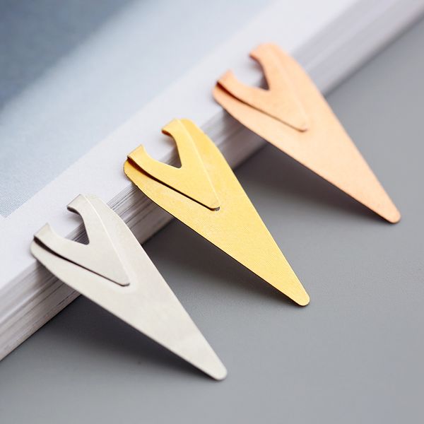 

kawaii ретро малой смазливой индикатор закладка полого металл закладка stationery школа товары для офиса