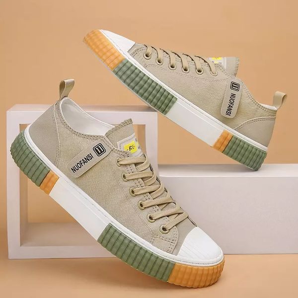 

2020 new british style white men running shoes comfortable soft hand made men sneakers zapatillas hombre canvas shoes
