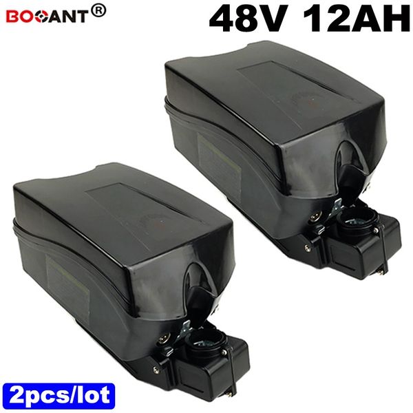 2 pçs / lote Recarregável bicicleta Elétrica bateria de Lítio 48 V 12AH para Bafang 500 W 800 W 1000 W bateria de iões de lítio Do Motor ebike 13 S 48 V