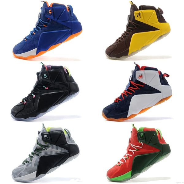 

23 colors what the 12 p.s elite xii bhm rainbow sports basketball shoes 12s men walking jogging sneakers size 40-46