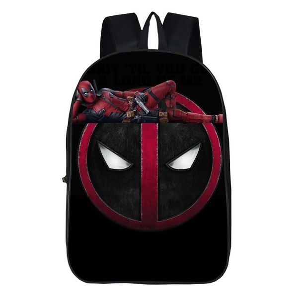 

студент сумка плечо deadpool косплей рюкзак мультфильм подростковая учиться в россии ноутбуков сумка подарочная