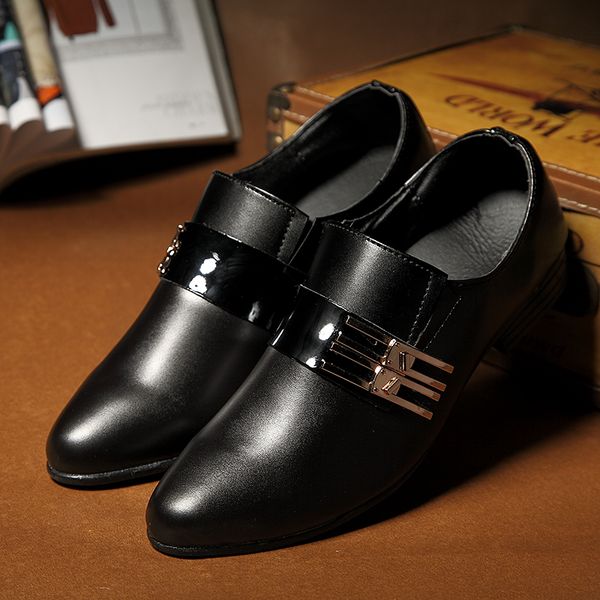 

new oxford shoes for men leather dress shoes black brown casual classic mens fashion wedding business flats coiffeur