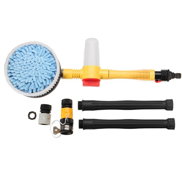 

high pressure car foam brush rotating automatic sponge hose washing with cleaner cup td326