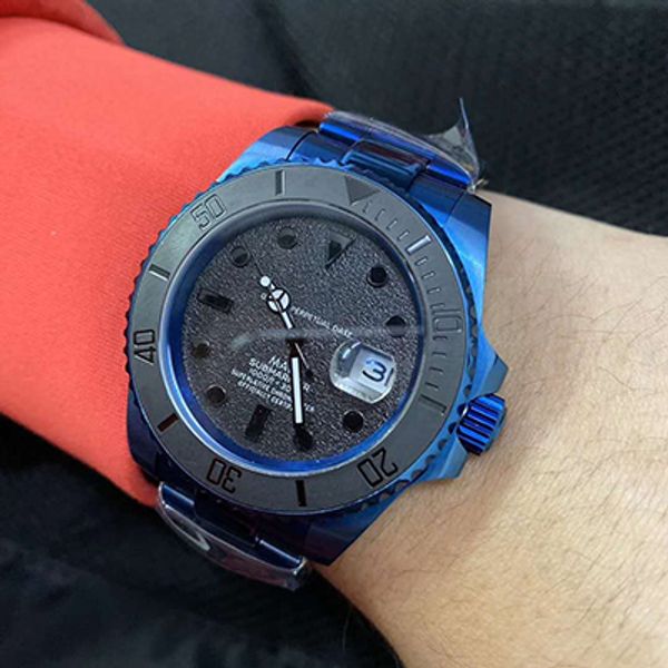 

mens factory solid stainless blue 116719 watches mechanical u1 watches date sale shipping automatic clasp wristwatches men ste usao, Slivery;brown