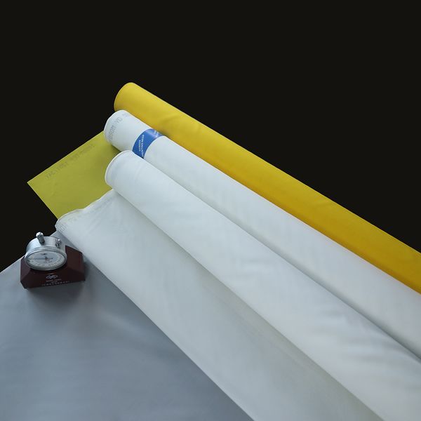 

25 meters 53t 130mesh 55um white polyester bolting cloth textile screen printing mesh fast delievery silk printing material