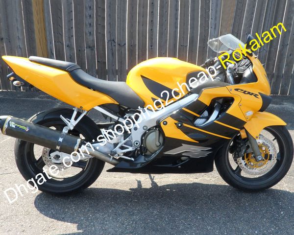 F4 Verkleidung für Honda CBR600 CBR 600 CBRF4 600F4 CBR600F 4 99 00 1999 2000 Gelb Schwarz Motorradverkleidungen (Spritzguss)