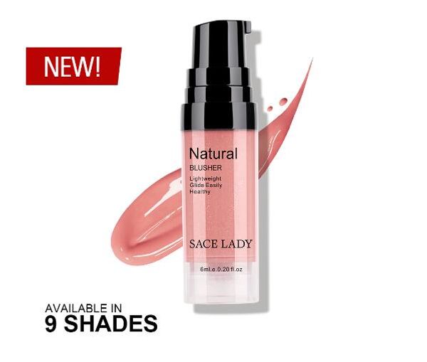 

SACE LADY 9 Colors Liquid Blush Makeup Face Rouge Long Lasting Make Up Professional Natural Cheek Blusher Face blusher Cosmetic