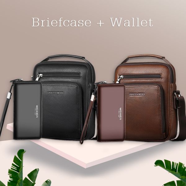 

men's bag shoulder leather crossbody men vintage solid color bags designer man bag crossbody bags retro zipper handbags
