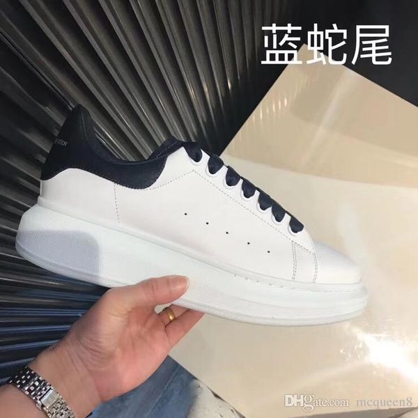 

Alexander mcqueen8 men de igner hoe mcqueen leather men women over ized trainer runner neaker with box dolce