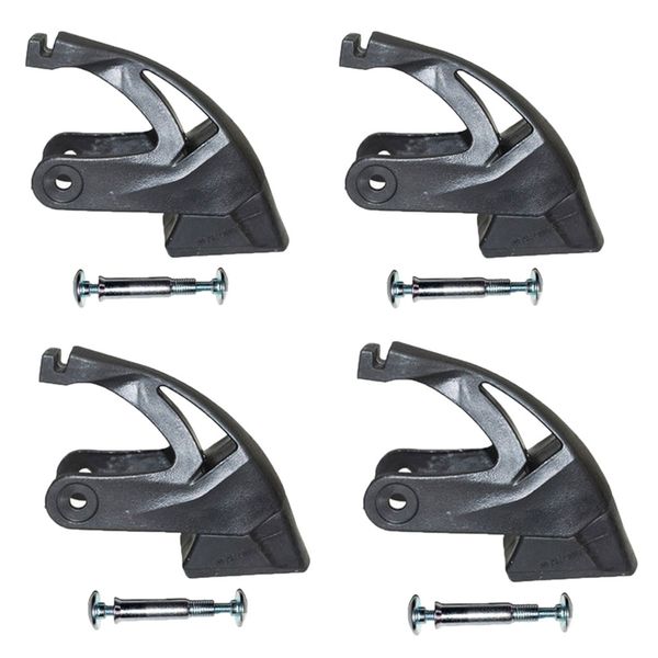 

4 pieces premium skates brakes frame brake pad inline-brake ser with screws