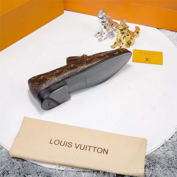 

20 мм роскошные дизайнеры замша кожа человек вечернее платье обувь человек квартиры высокое качество человек мокасины мокасины вождения обув, Black