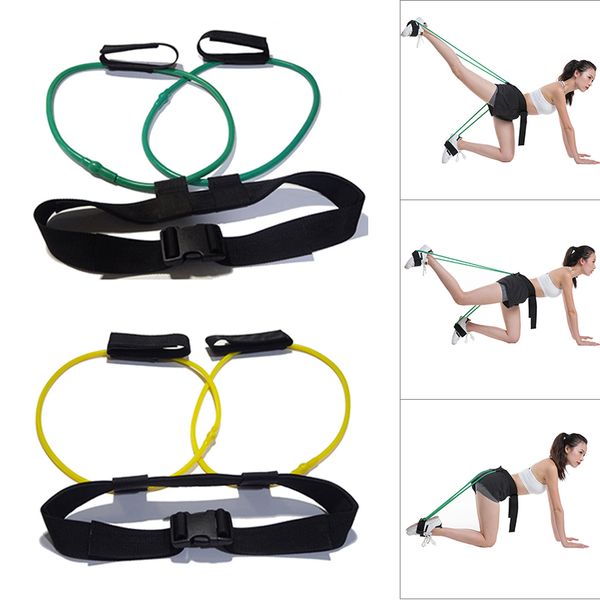 

women booty buband workout fitness resistance belt tone firm gym exercise workout hb88