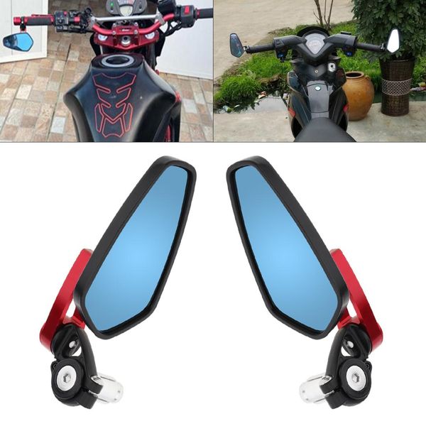 

motorcycle cnc handle reflector motorcycle bar end mirrors rear 22mm handle fit for street car scooter motorbike