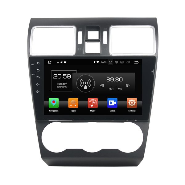 

4gb+64gb android 8.0 octa core 2 din 9" car dvd gps for subaru wrx 2013 2014 2015 2016 2017 car rds radio bluetooth wifi usb mirror-lin