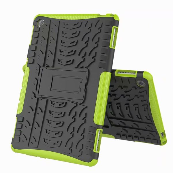 Hybrid KickStand Impact Rugged Heavy Duty TPU + Custodia Cover per PC PER Huawei MediaPad T3 10 T5 M5 10.8 M5 LITE M3 lite 10.1 100 pezzi