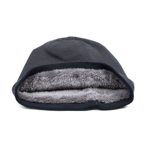 

fashion men winter warm hat for knitted casual beanies skullies cotton wool hats brand outdoor solid gorros #t1p, Blue;gray
