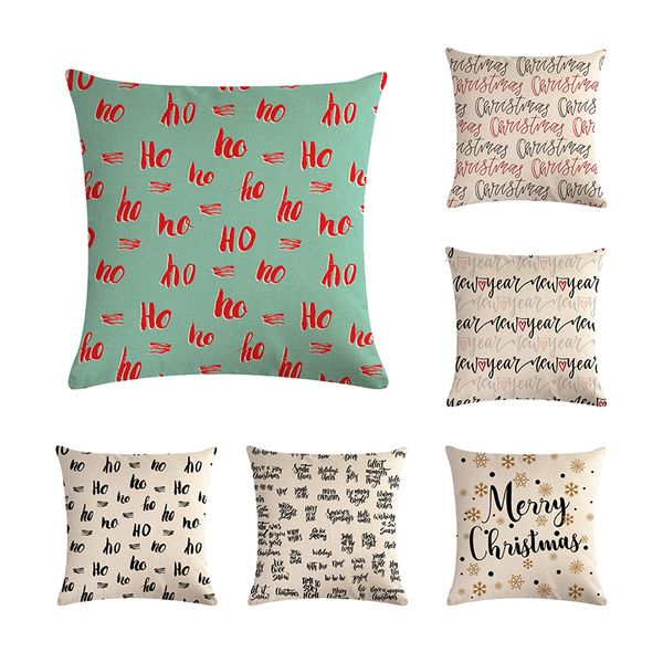 

с рождеством подушка сопроводительное письмо печать стиль рождественские подарки рождество throw подушка наволочки диван декоративные h744