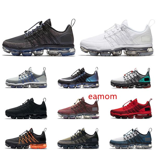 

новые мужчины run utility кроссовки высшего качества тройной черный белый отражают серебро тропический твист модные мужские кроссовки спорти, Black