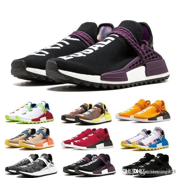 

2019 human race кроссовки pharrell williams hu след oreo nobel чернила black nerd дизайнерские кроссовки мужчины женщины спортивная обувь