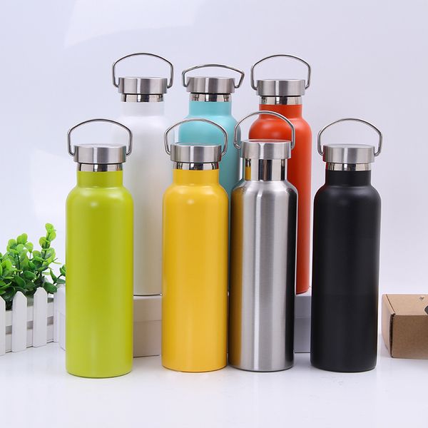 

stainlesss steel water bottles tumbler vacuum insulated drinking mug cup with lids portable outdoor travel climbing mugs 350/750ml xd22098