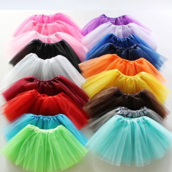 

kids tutu dress skirt 17 candy colors dance kids dresses soft tutu ballet skirt 3layers children clothes ing, Blue
