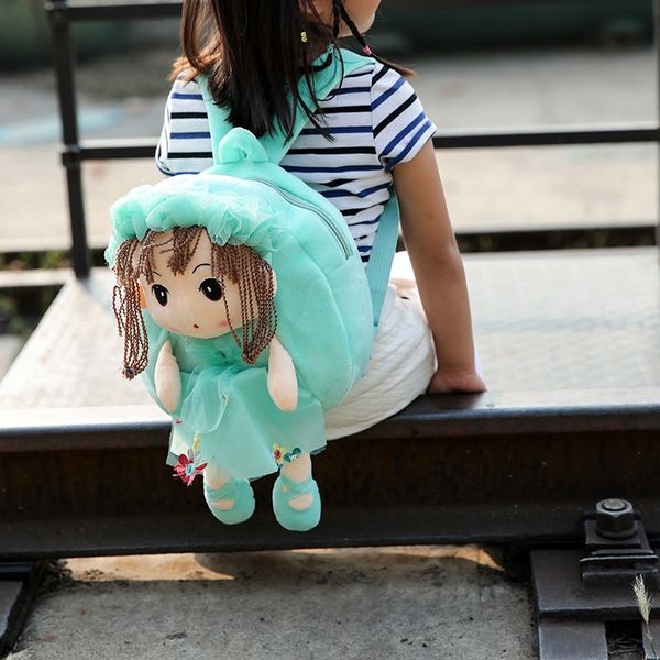 

cute doll plush children's kindergarten early education toy early education backpack doll backpack bag travel baby snack bag