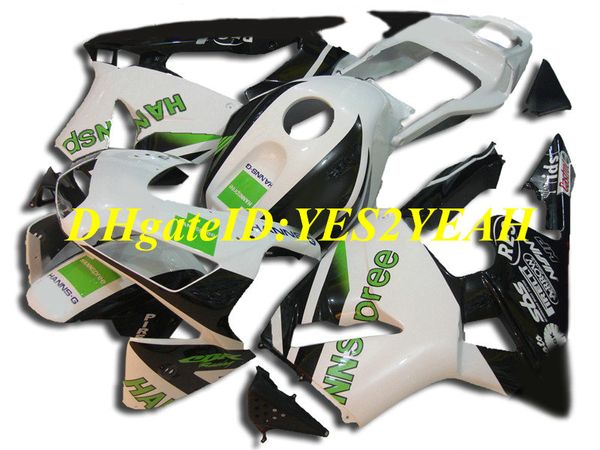 Kit carenatura moto per Honda CBR600RR 03 04 CBR 600RR F5 2003 2004 05 CBR600 ABS Set carene verde bianco nero + regali HG48